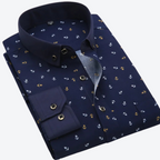 Elijah | Nautical Print Shirt