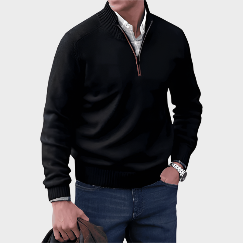 Oliver | Elegant Zip Sweater