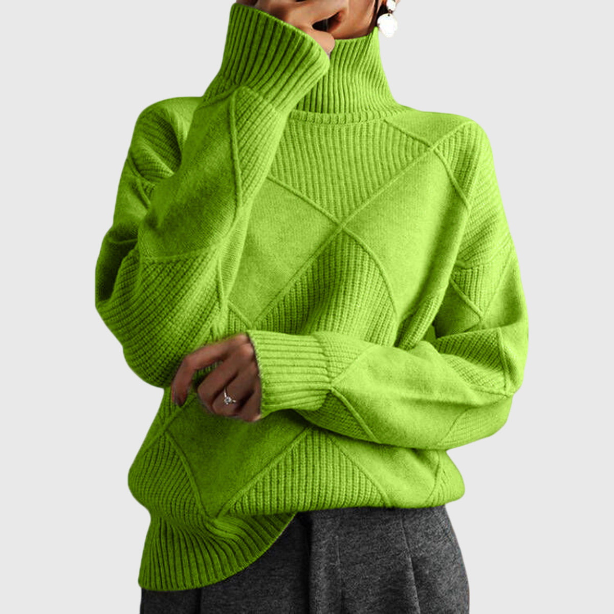 Ruby | High Neck Sweater