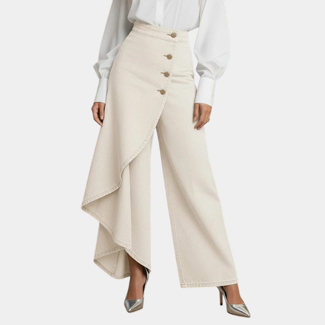 Lucy | High-Waisted Wide-Leg Jeans