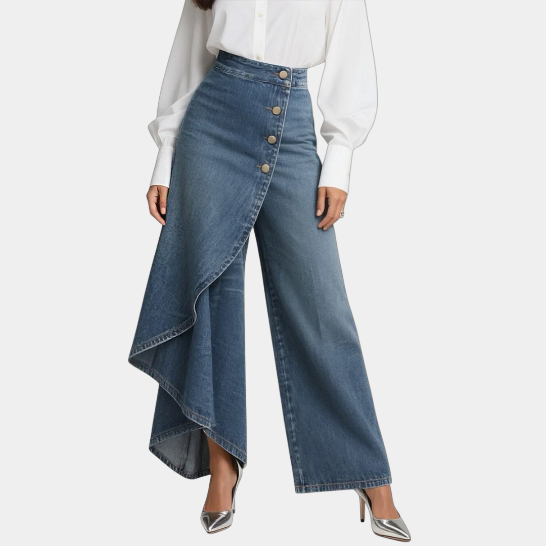 Lucy | High-Waisted Wide-Leg Jeans