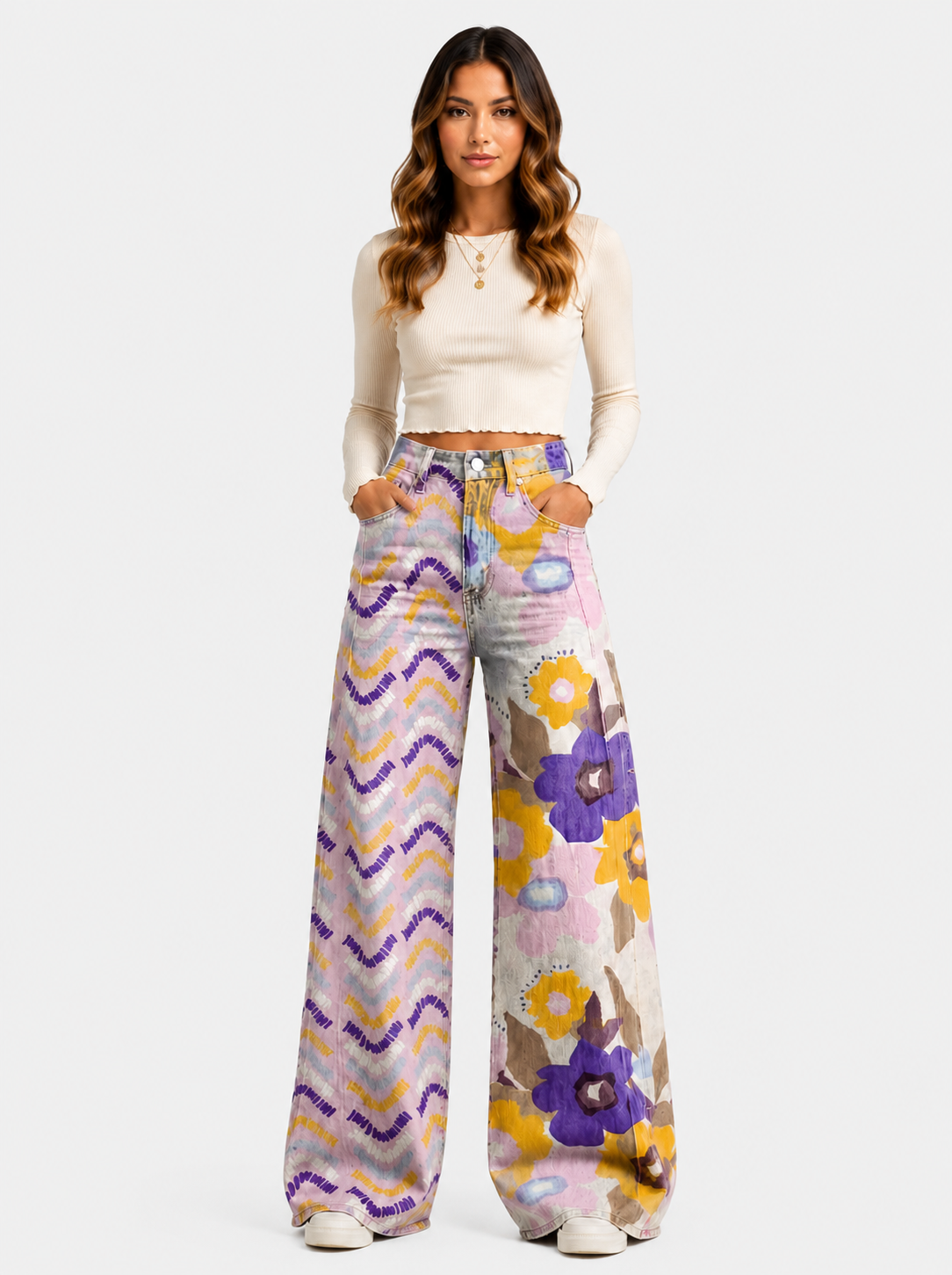 Sophie | Floral Bohemian Pants