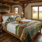 Happy Farm 3-Piece Quilted Bedding Set
