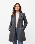 Mila | Classic Checkered Coat