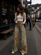 Harper | Floral Palazzo Pants