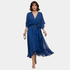 Faith | Chiffon Dress with V-Neck