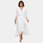 Faith | Chiffon Dress with V-Neck