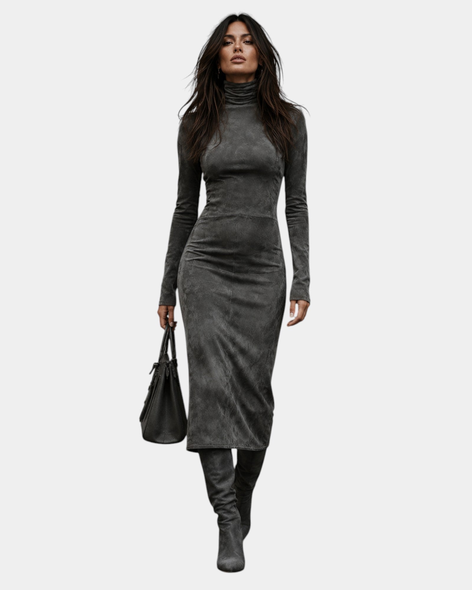Cassidy | Velvet Midi Dress