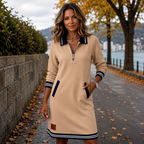 Caitlin | Elegant Long Cotton Dress