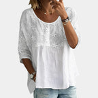 Maya | Embroidered Floral Blouse