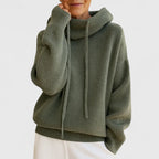 Zoe | Cozy Sweater with High Collar and Hood
