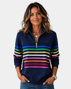 Shania | Comfortable Striped Sweater
