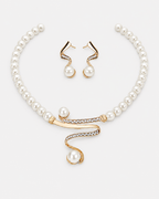 Isla | Elegant Natural Pearl Necklace Set