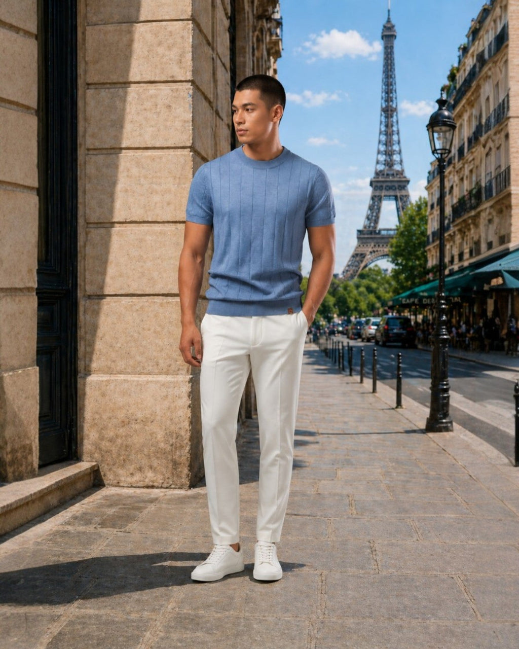 Charlie | Luxury Cotton T-Shirt