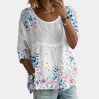 Maya | Embroidered Floral Blouse