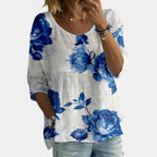 Maya | Embroidered Floral Blouse