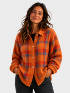 Danique | Cloud-Soft Plaid Button-Up