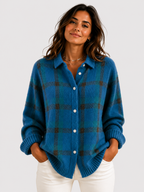 Danique | Cloud-Soft Plaid Button-Up