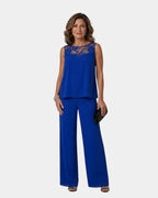Edie | Matching Pants, Blouse, and Coat Set