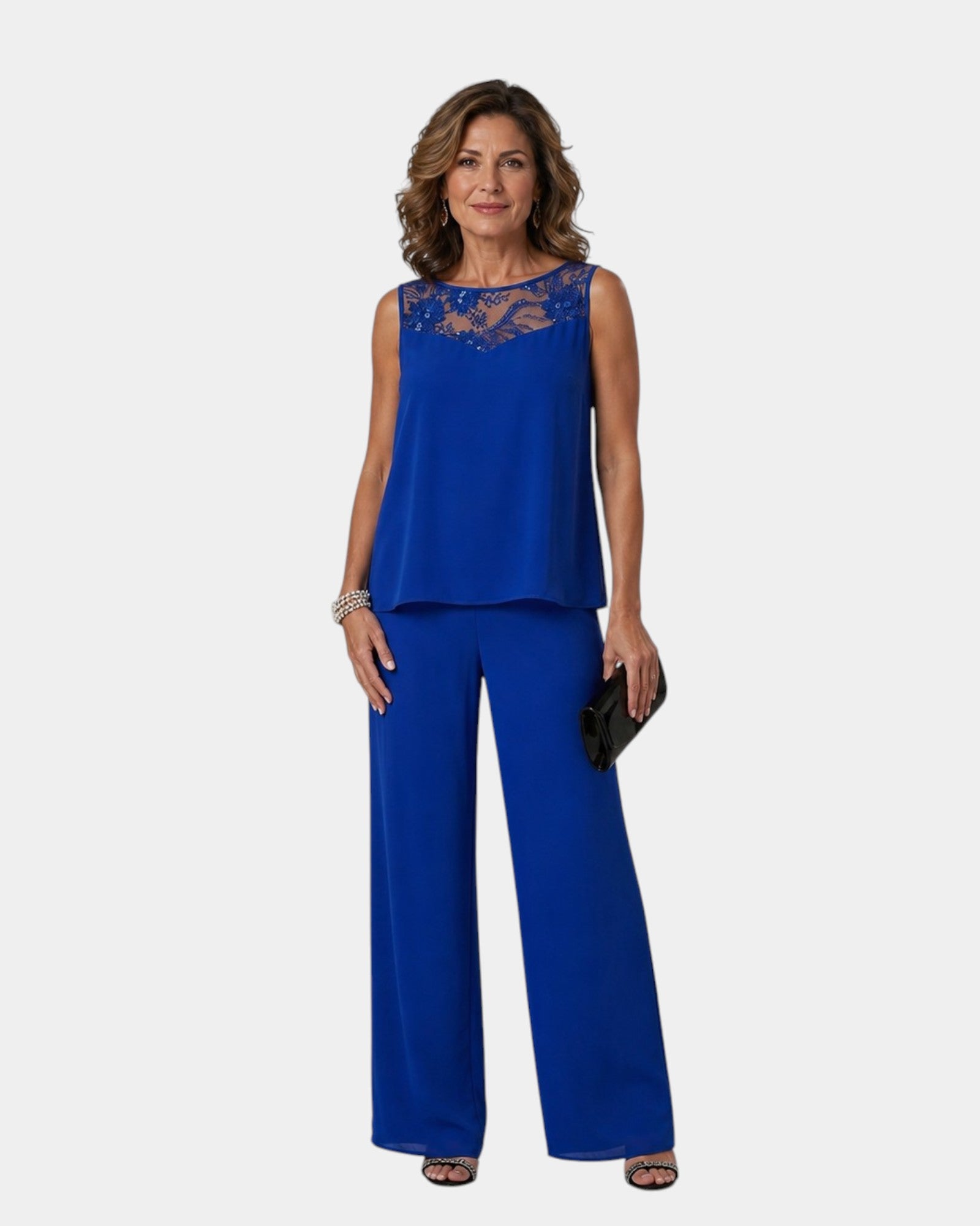 Edie | Matching Pants, Blouse, and Coat Set