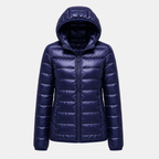 Lucy | Veste Bleu Marine avec Capuche