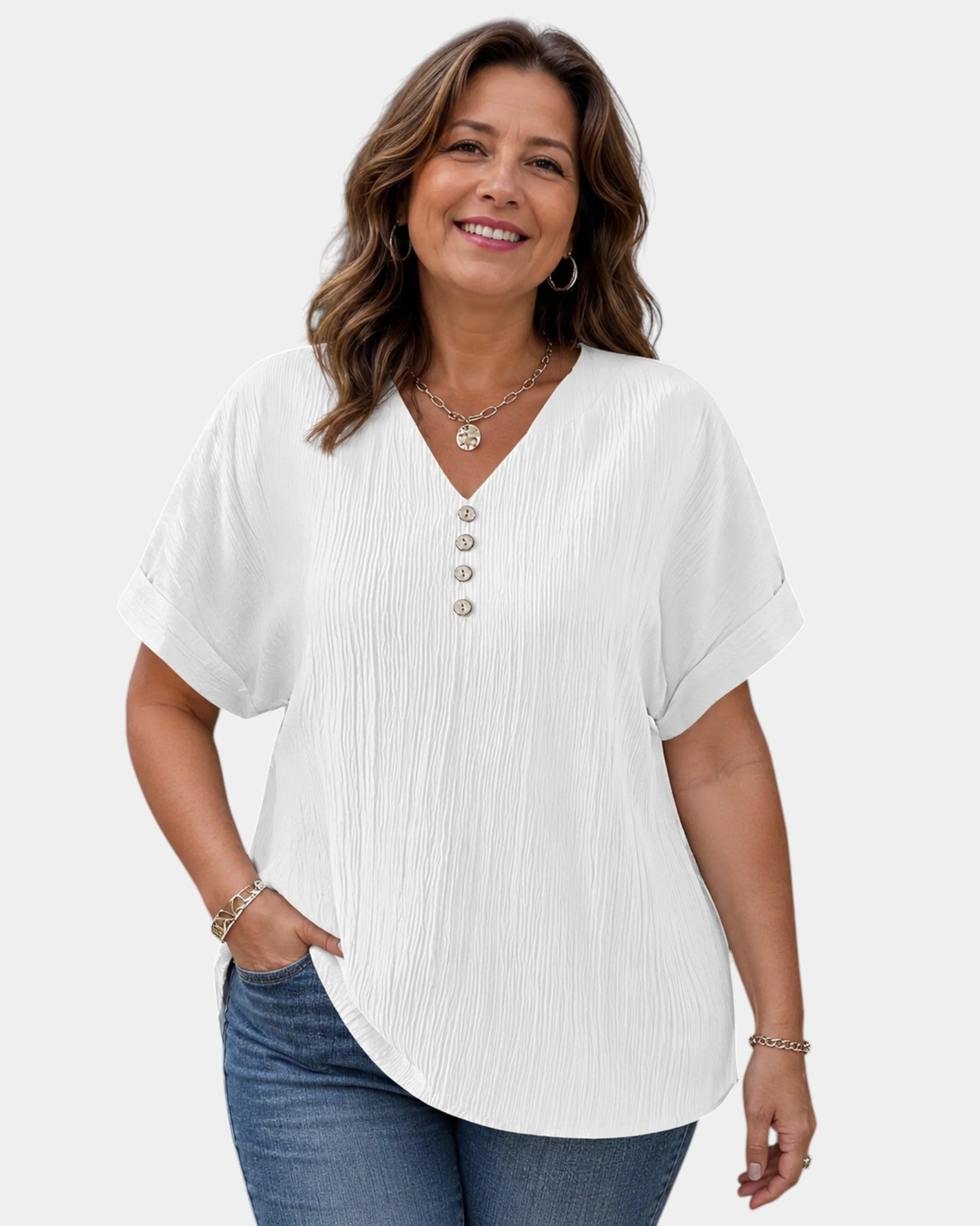 Ella | V-Neck Blouse