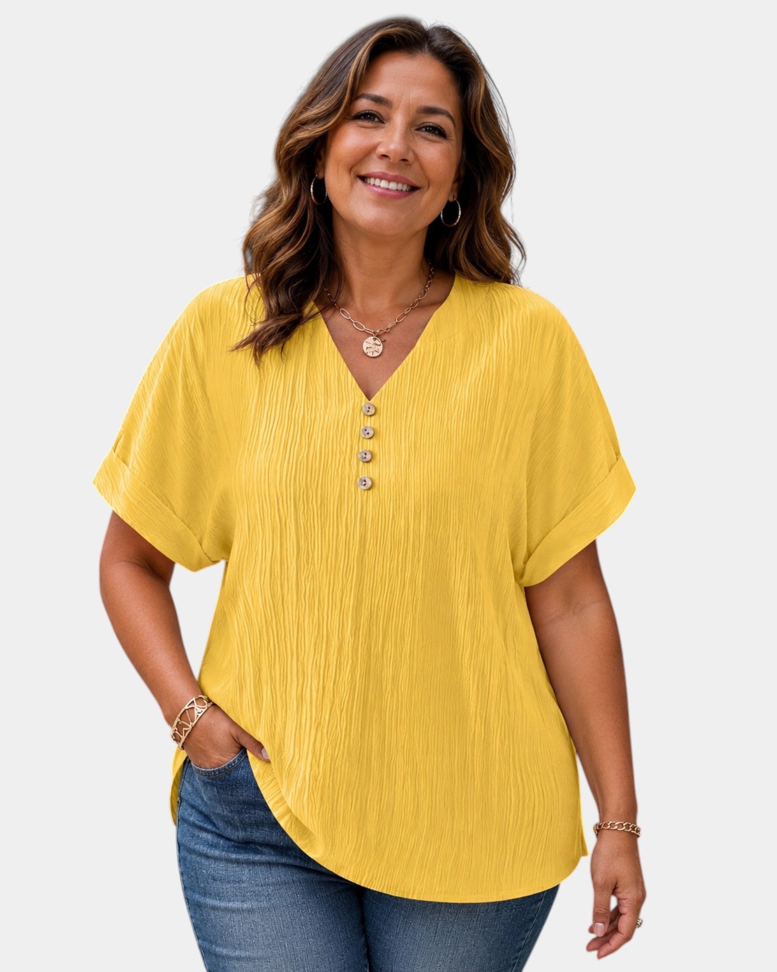 Ella | V-Neck Blouse