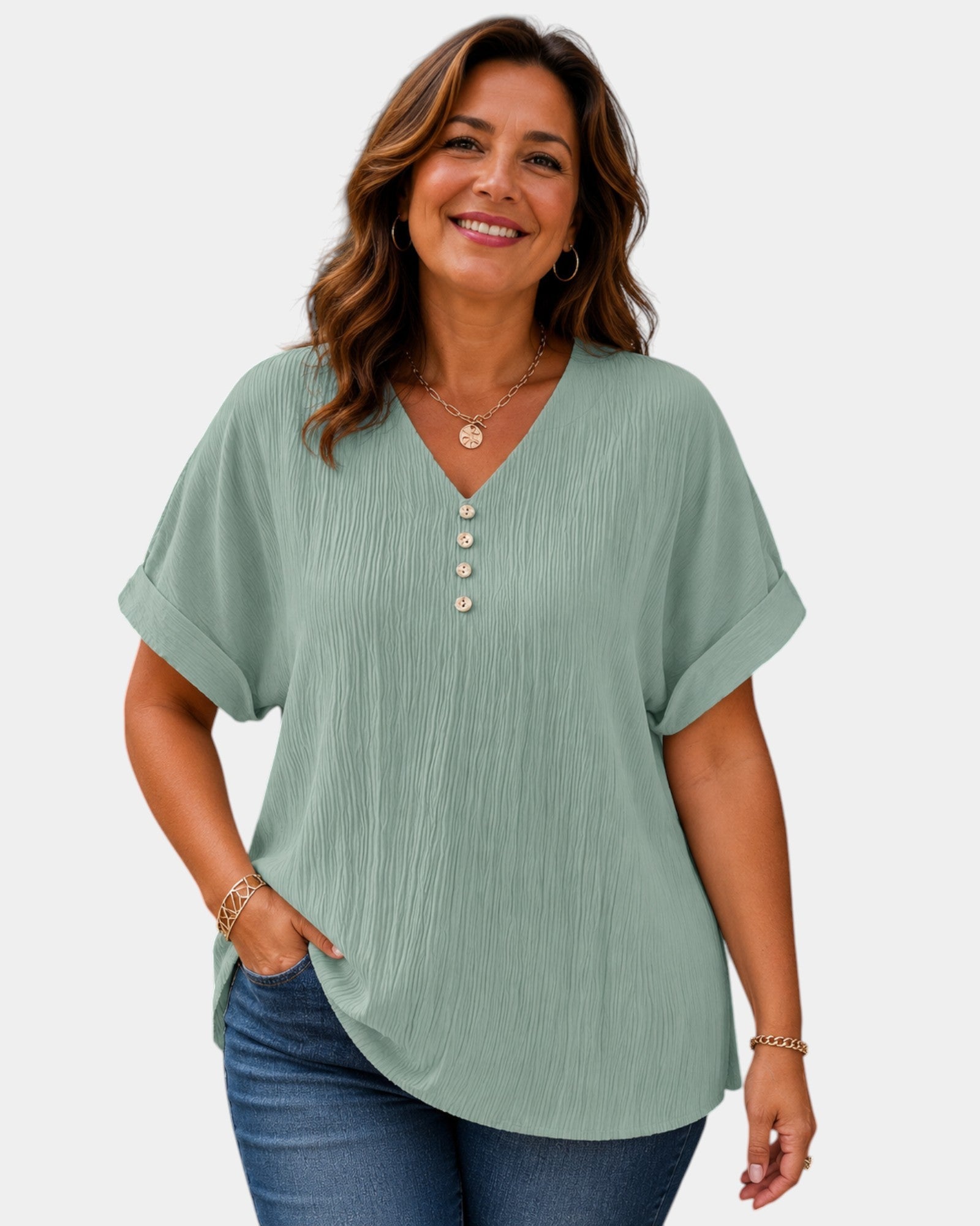 Ella | V-Neck Blouse