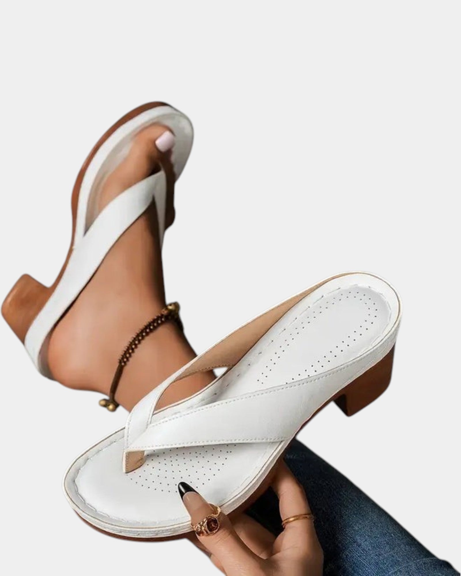 Sadie | Comfortable Thick-Heeled Sandals