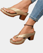 Sadie | Comfortable Thick-Heeled Sandals