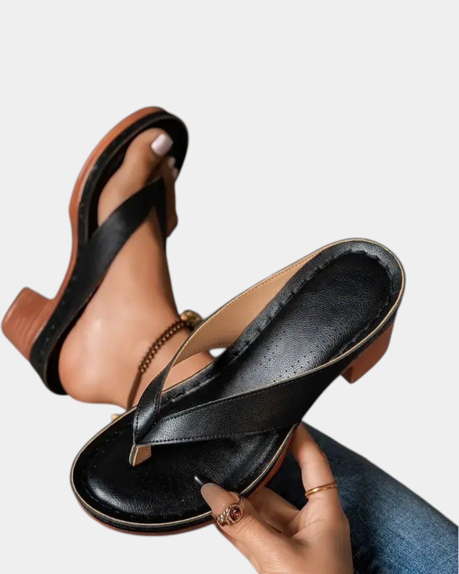 Sadie | Comfortable Thick-Heeled Sandals