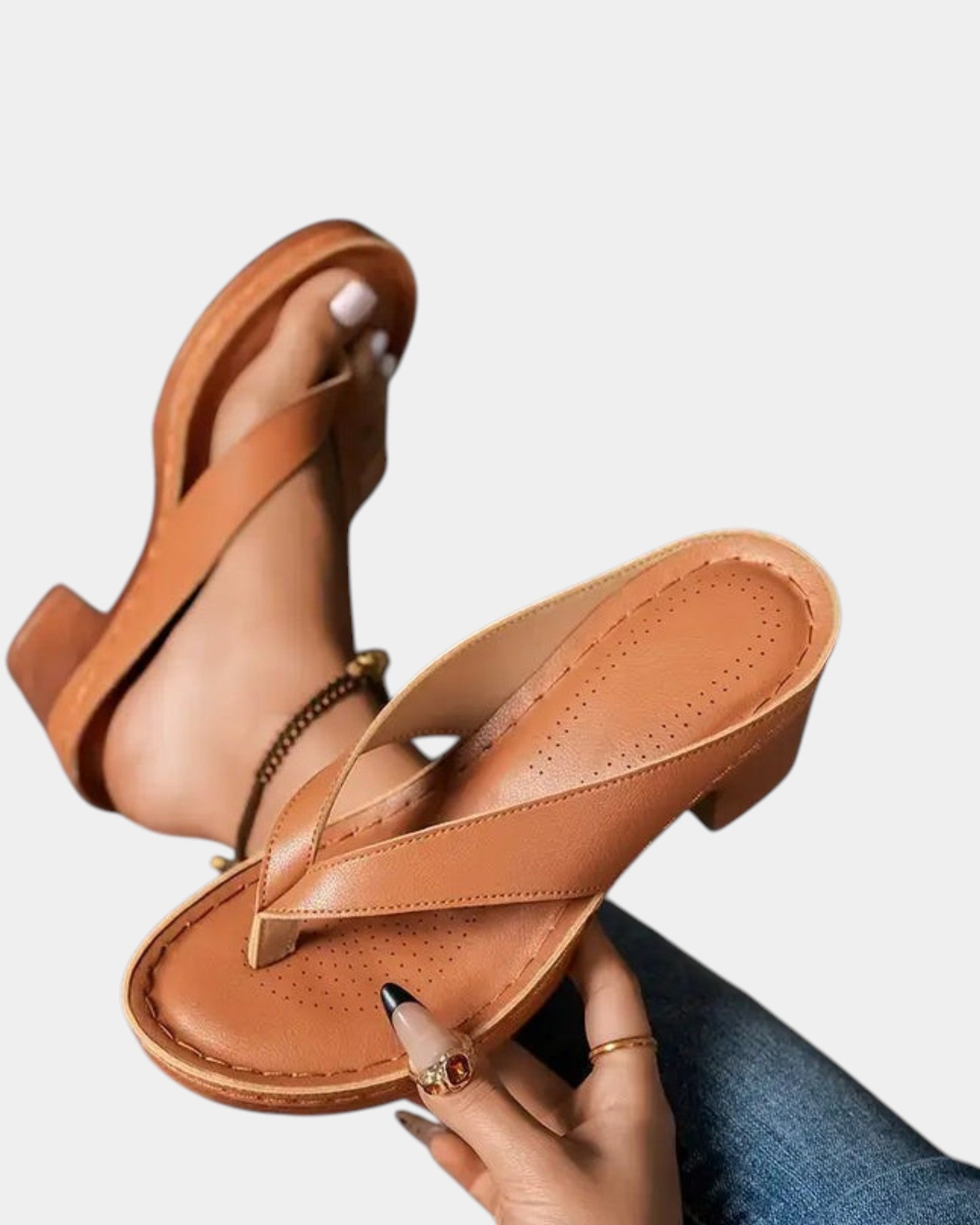 Sadie | Comfortable Thick-Heeled Sandals