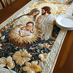 Divine Nativity Quilted Table Runner