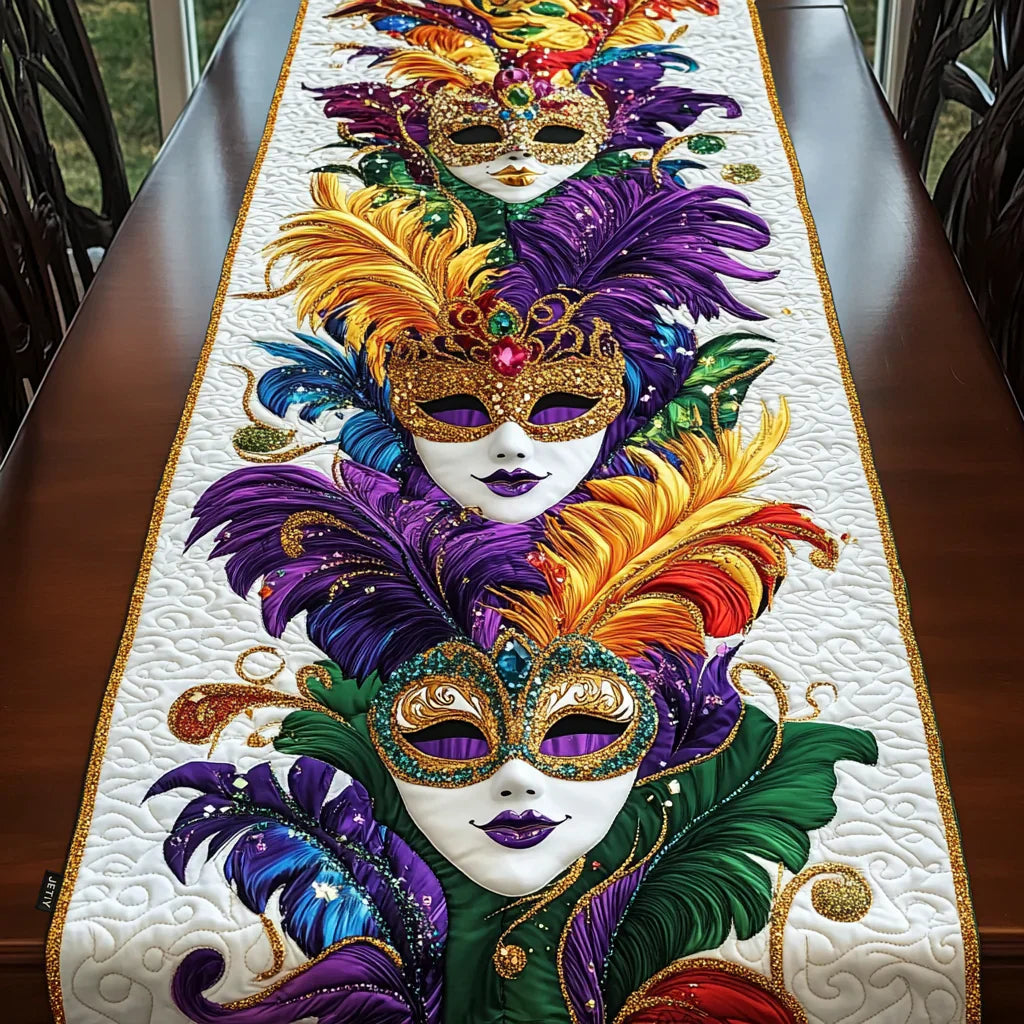 Festival of Flowers Quilted Table Runner