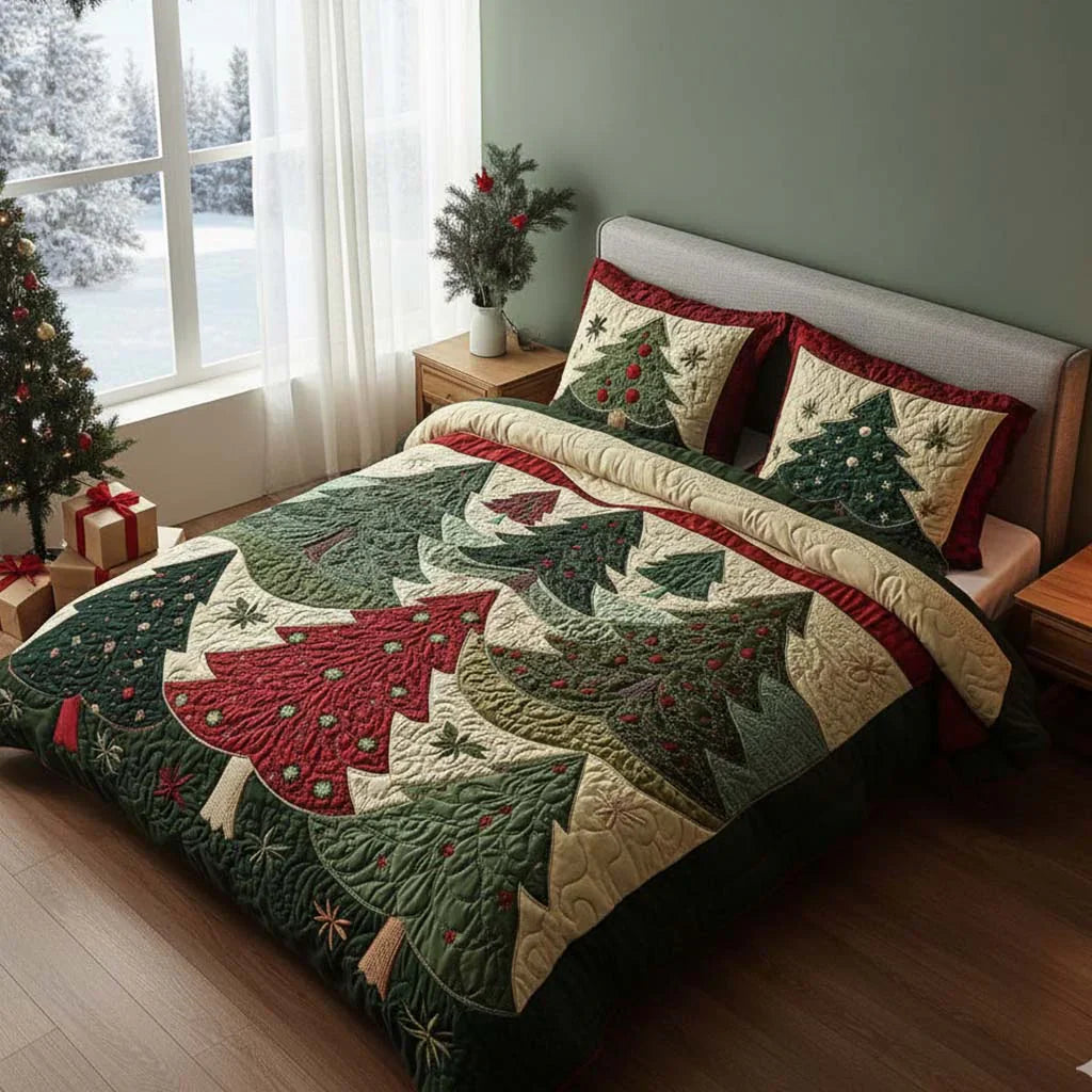 Joyful Forest 3-Piece Quilted Bedding Collection