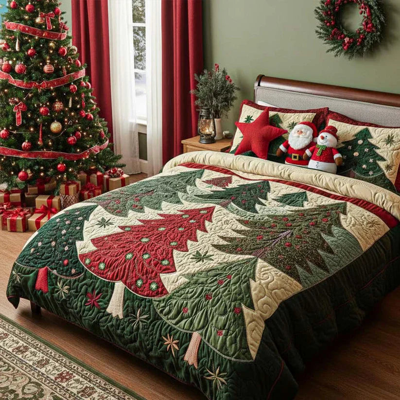 Joyful Forest 3-Piece Quilted Bedding Collection
