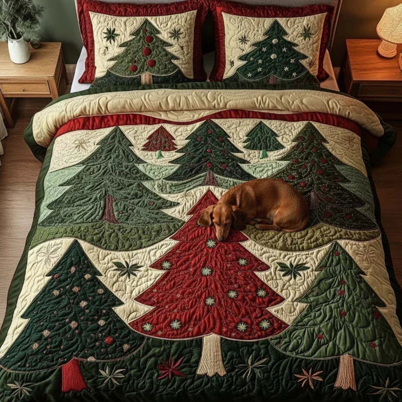 Joyful Forest 3-Piece Quilted Bedding Collection