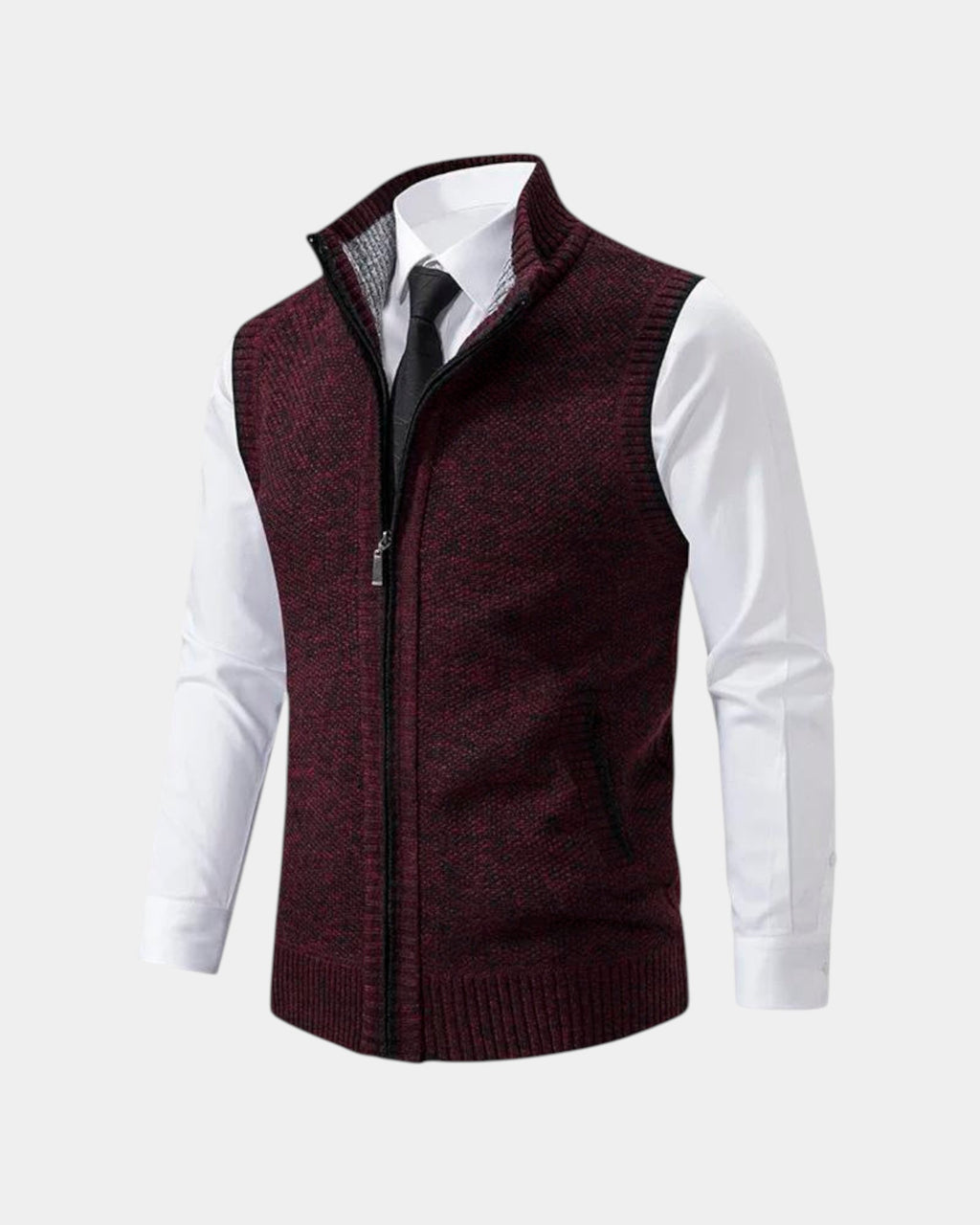 Reginald | The Zip-Up Sweater Vest