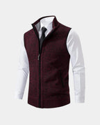 Reginald | The Zip-Up Sweater Vest
