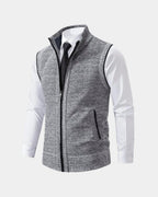 Reginald | The Zip-Up Sweater Vest