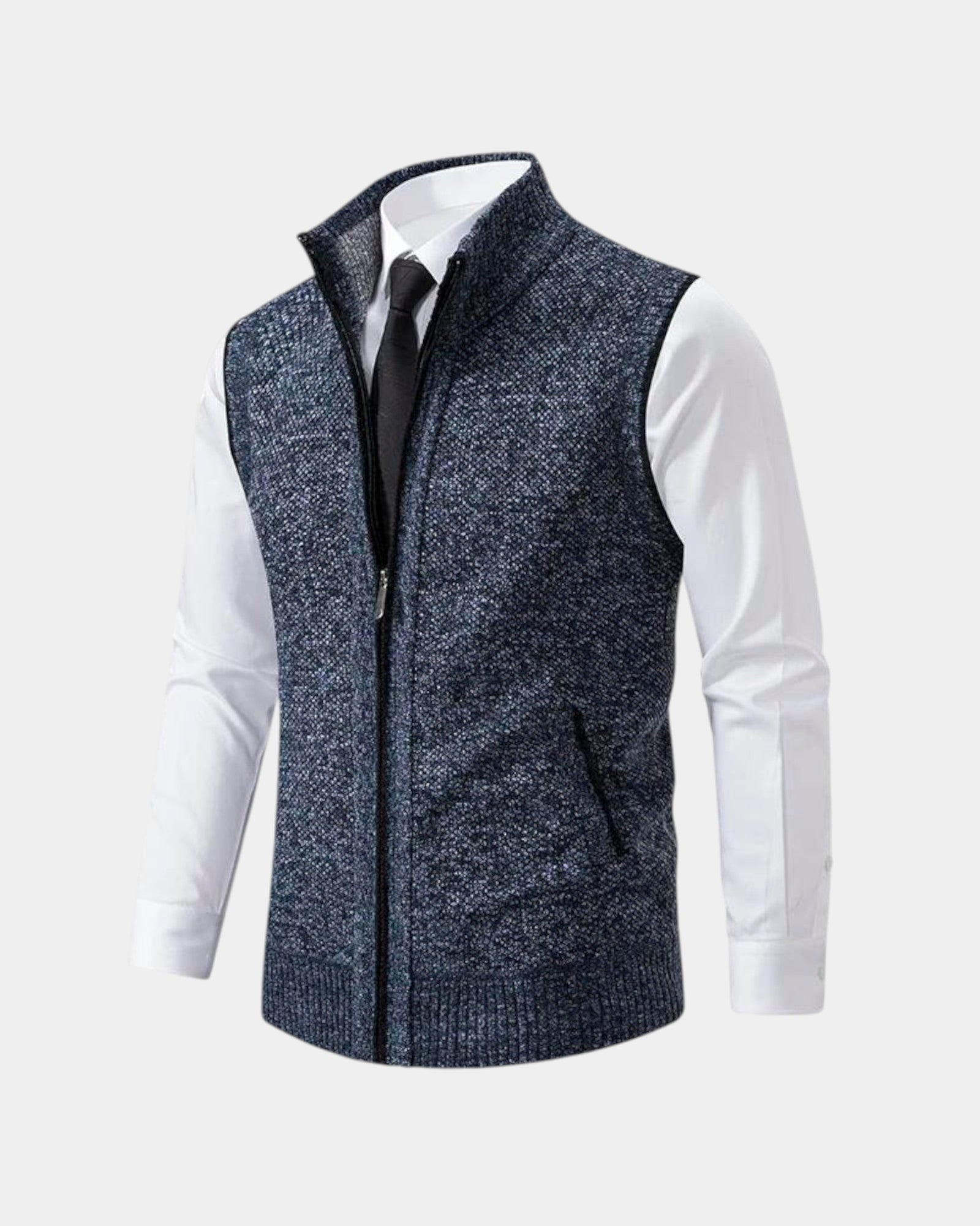 Reginald | The Zip-Up Sweater Vest