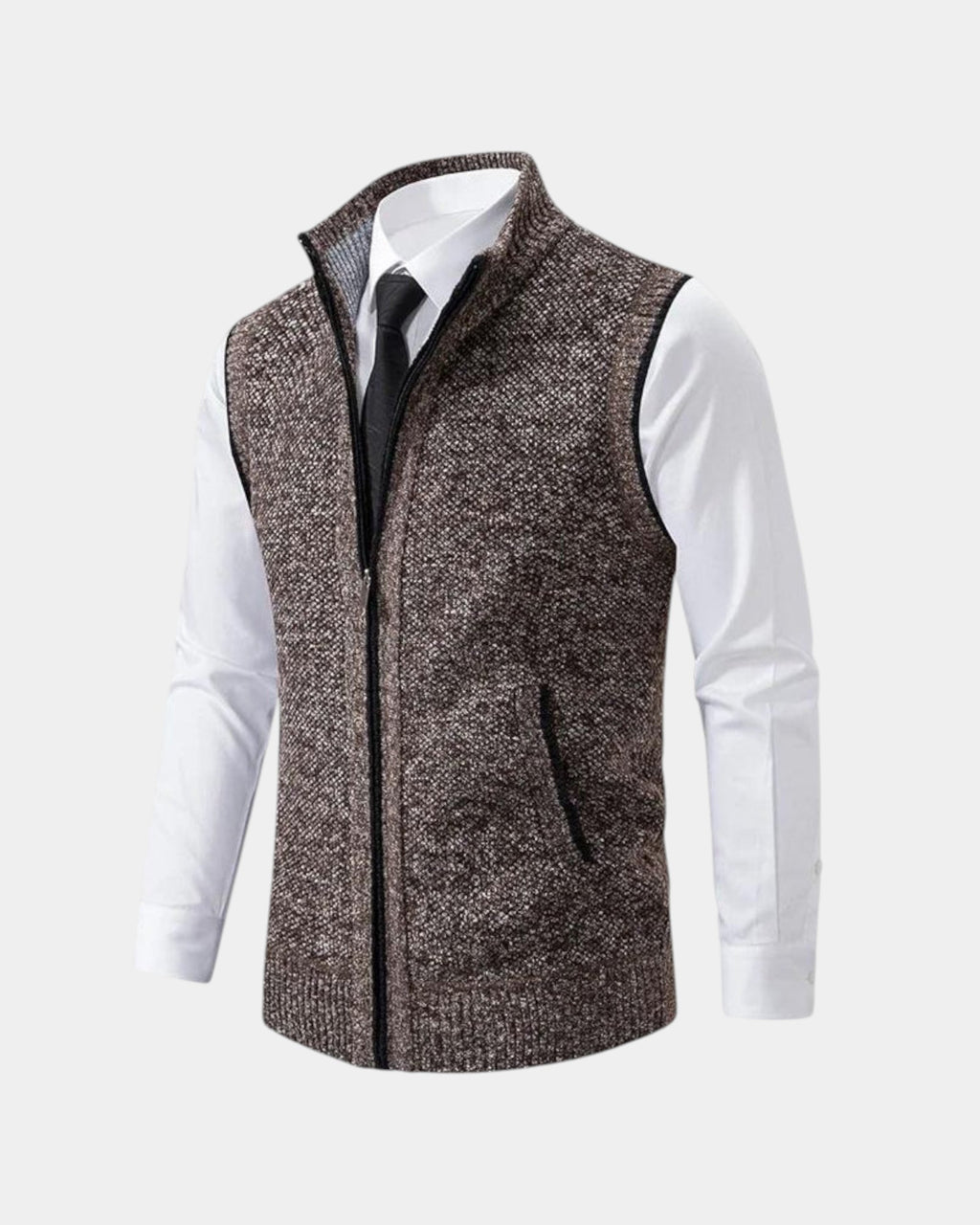 Reginald | The Zip-Up Sweater Vest