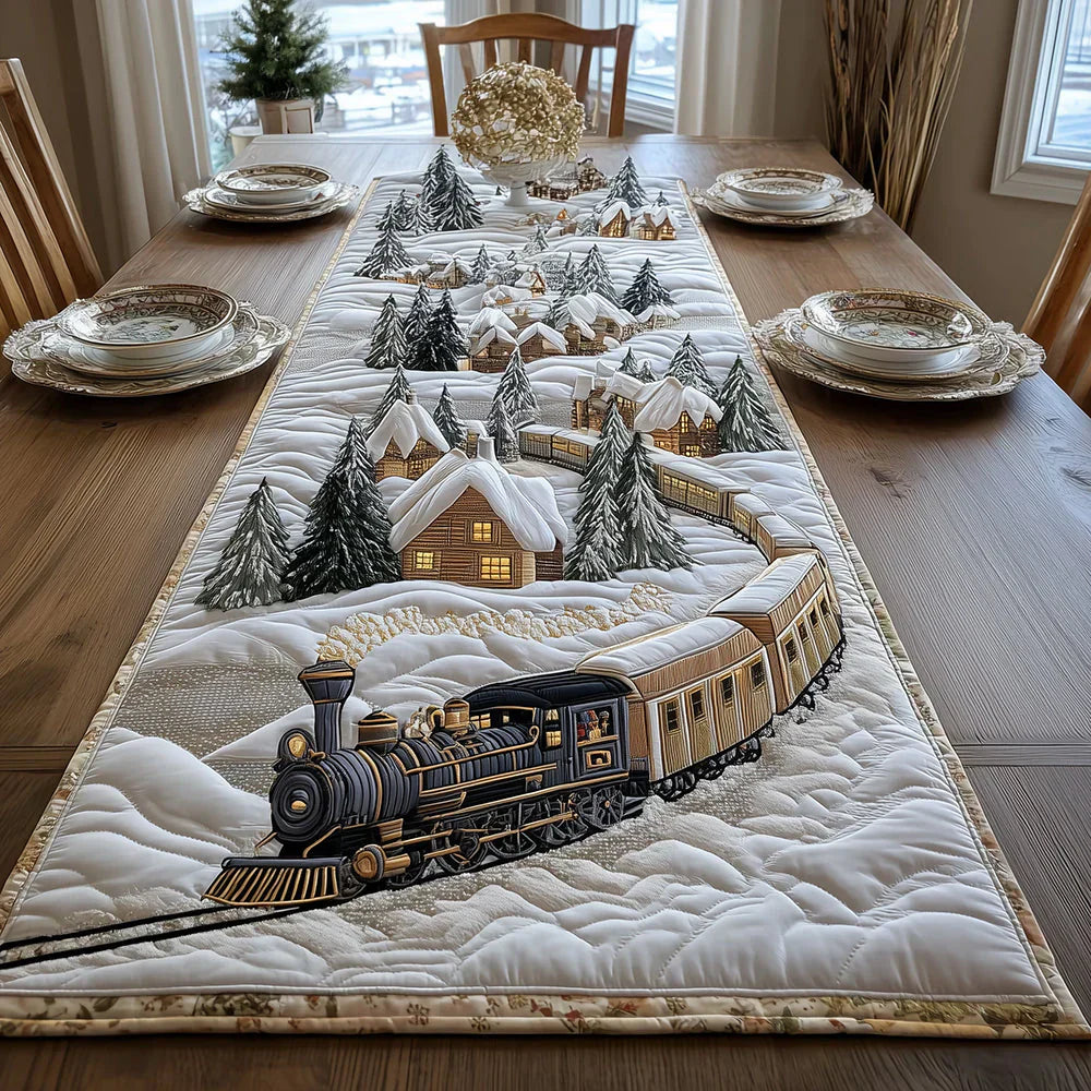 Frozen-Inspired Quilted Table Runner