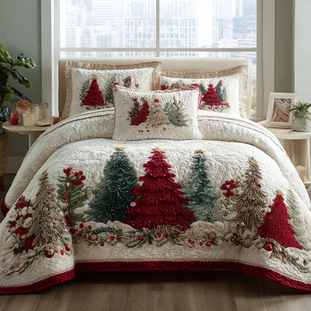 Matte Wonder 3-Piece Quilted Bedding Collection