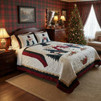 Ice Cream Friends 3-Piece Quilted Bedding Set
