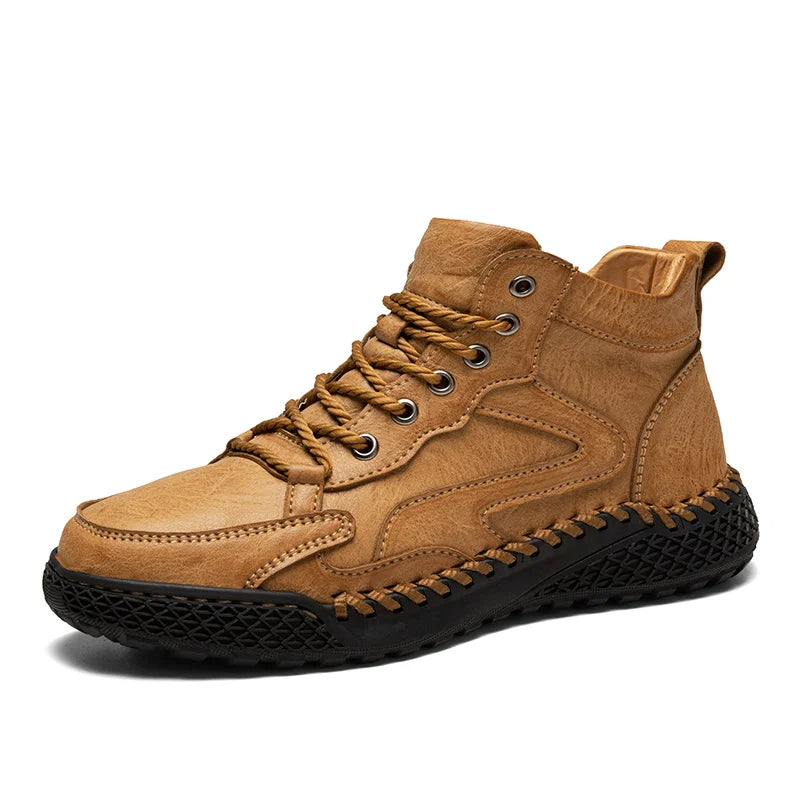 PABLO - botas de senderismo de cuero para hombre de alta calidad