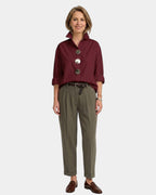 Hazel | High Neck Shirt