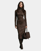 Cassidy | Velvet Midi Dress