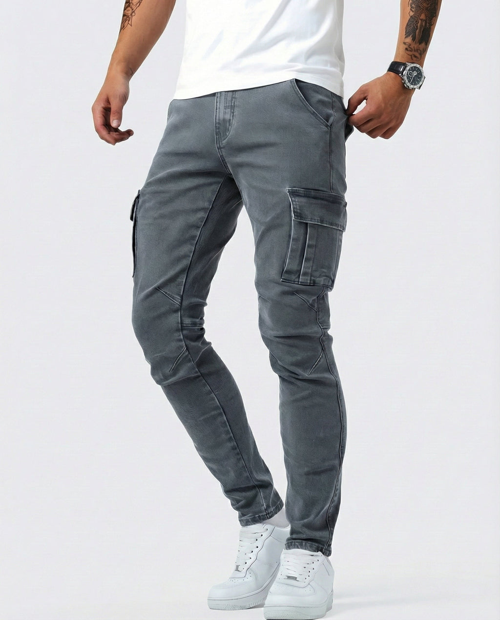 Jean | Elastic Cargo Pants