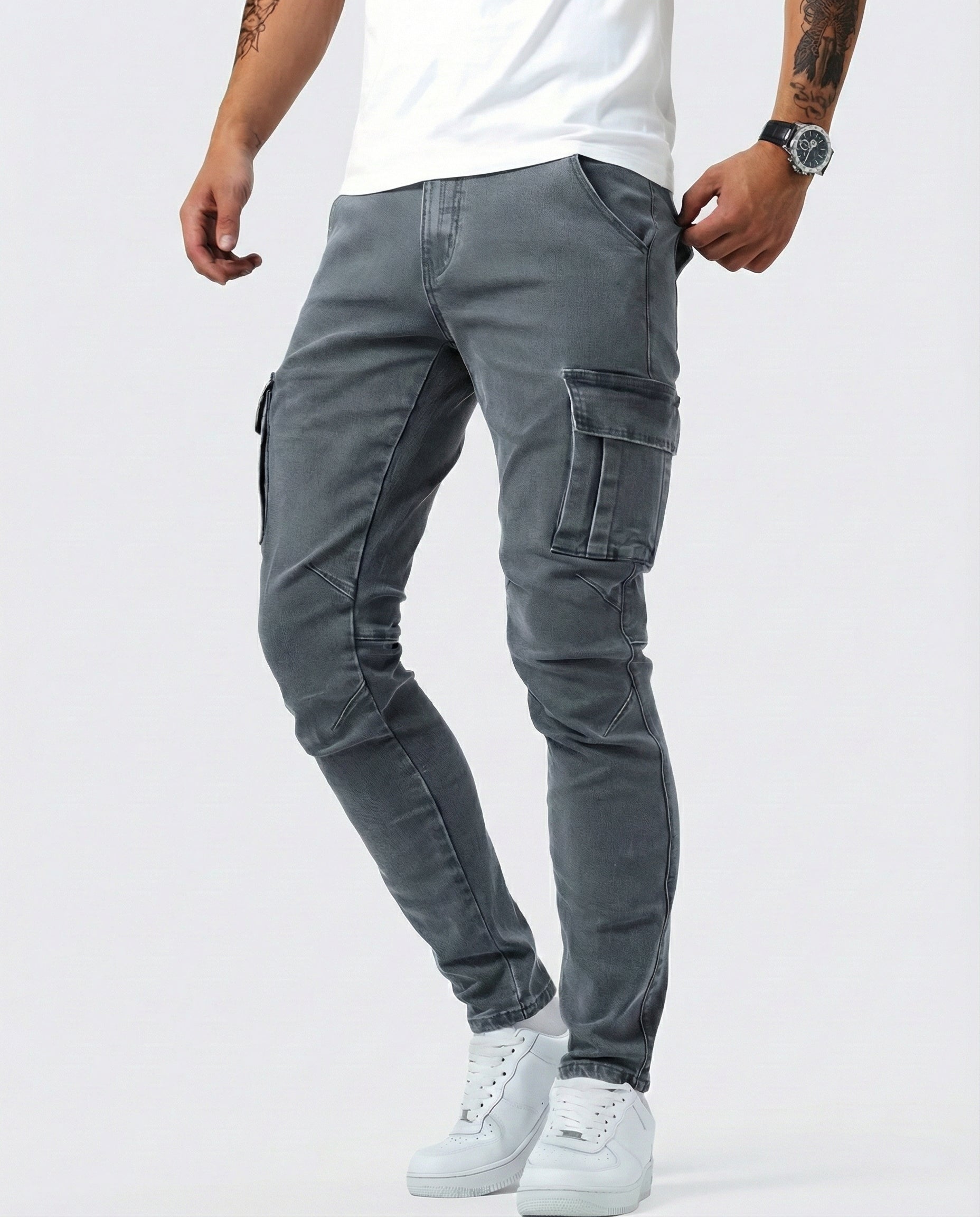 Jean | Elastic Cargo Pants